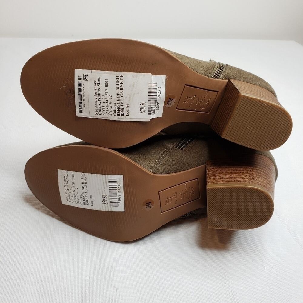 Style and Co. Masrinna Double Zip Booties - Picture 8 of 8